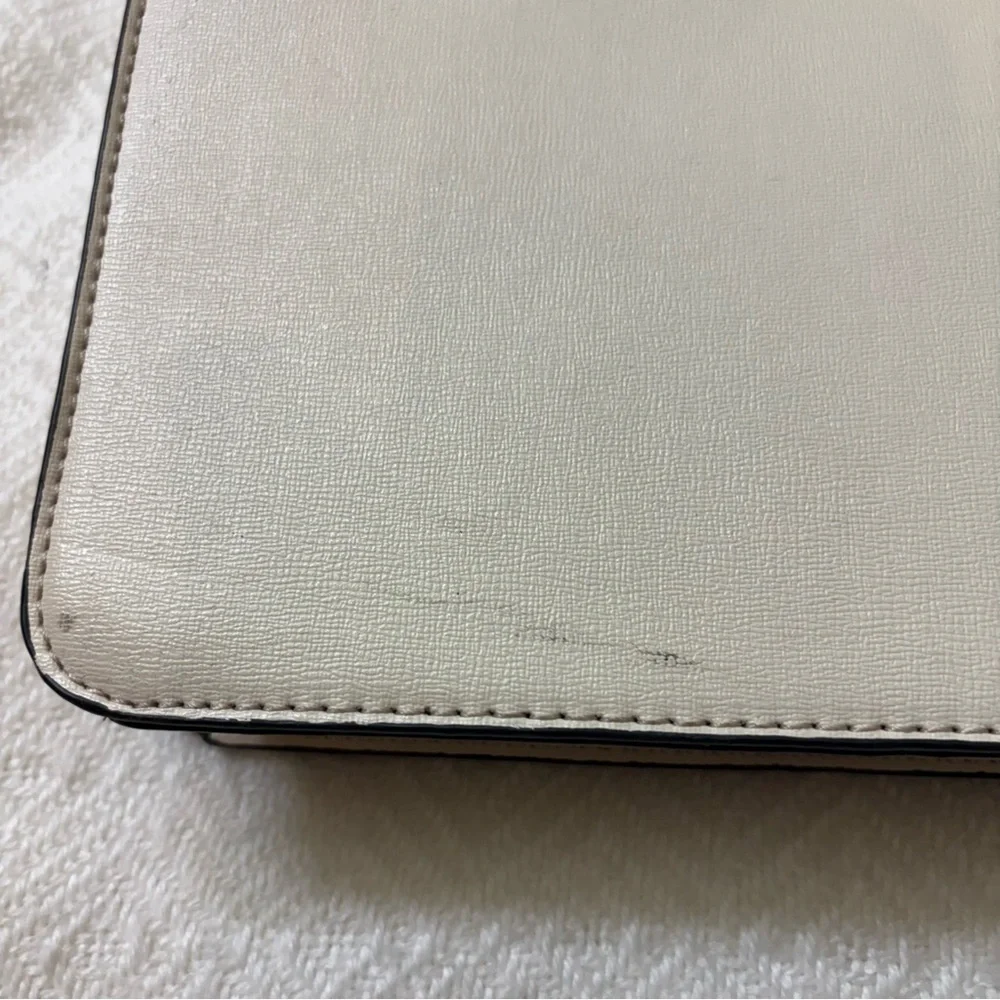 Marc New York Andrew Marc Cream Pearl Detail Crossbody Purse - Picture 3 of 16